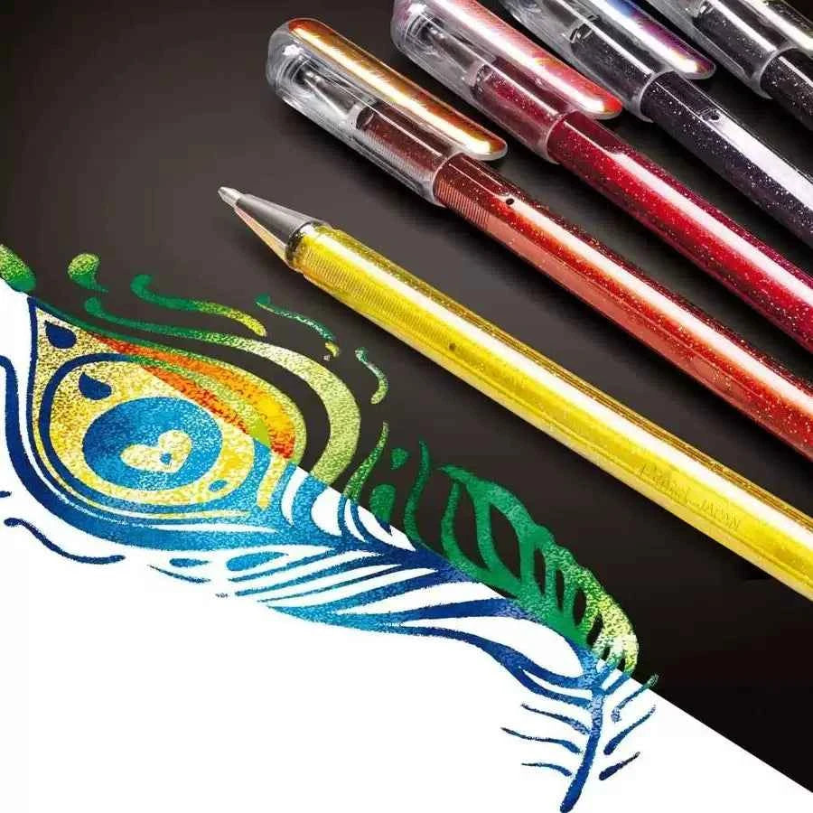 Pentel Hybrid Dual Metallic Gel Pen - 1.0mm - 7 Color Pack