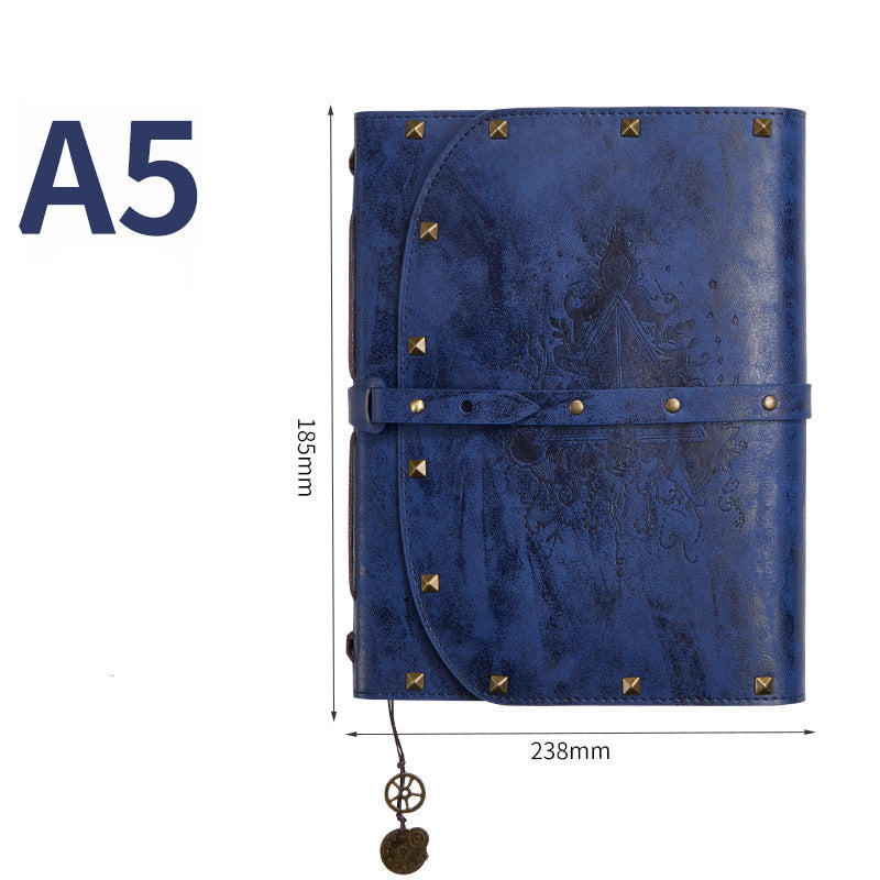 Harry Potter Vintage A5 Notebook | PU Leather Cover | 290 Pages Blue