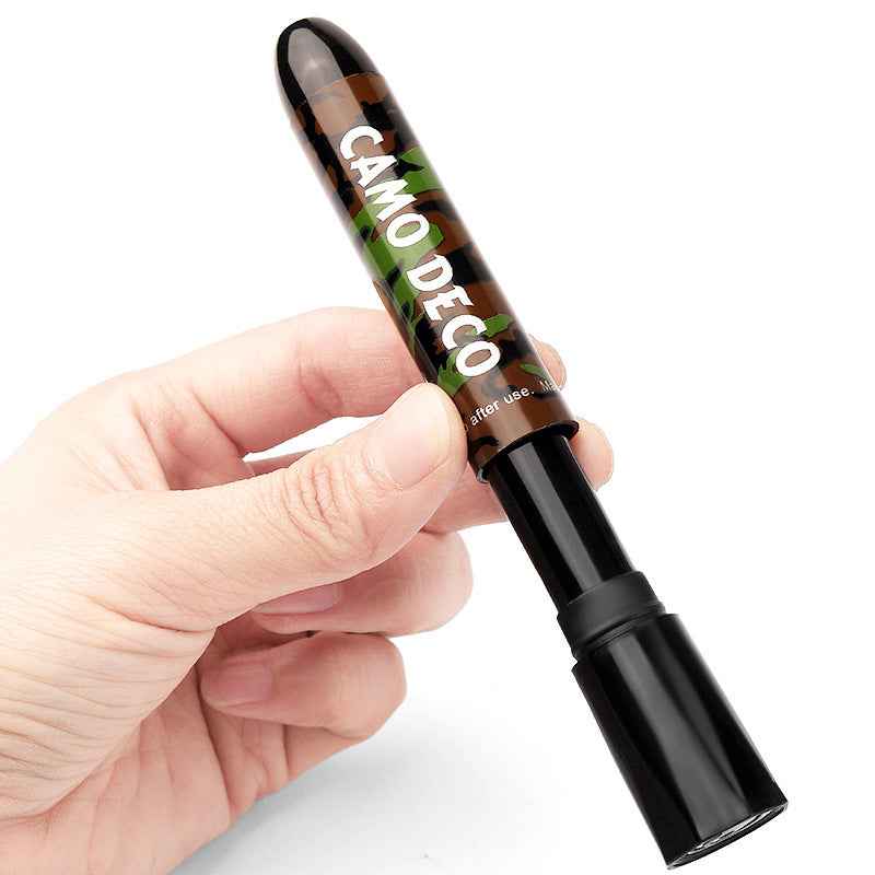 6PCS Camo Face Paint Stick Black Green Brown 3 Color