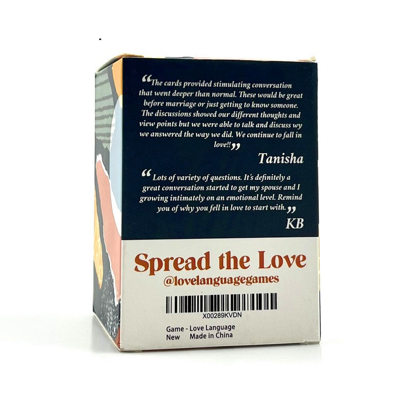 Love Language Couple Card Game