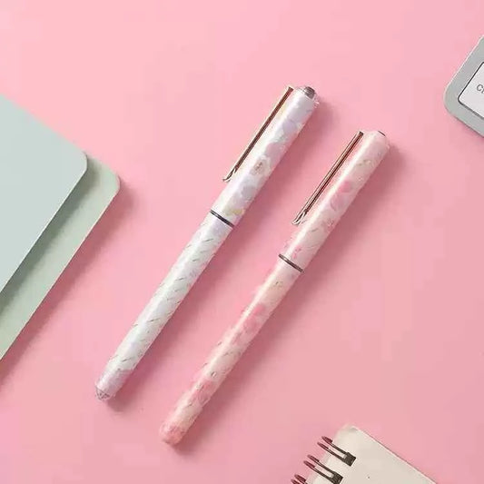 M&G Sakura Rain Series Liquid Ink Rollerball Pen 0.5mm,12 Pack