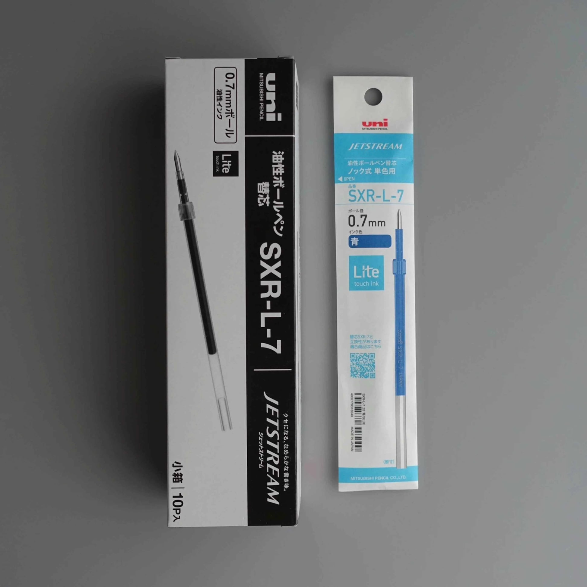 Uni Jetstream SXR-L-7 Lite Touch Ink Pen Refill 0.7mm 10 Pack