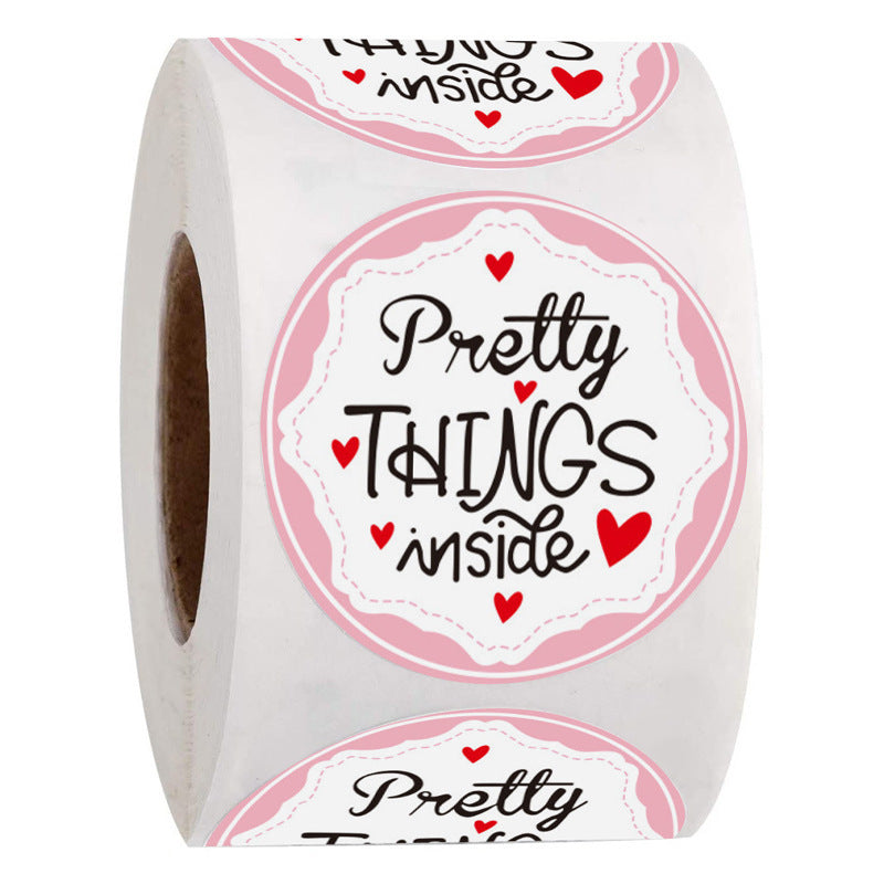 2000pcs Pretty Things Inside Stickers,Round 1 Inch Adhesive Labels - TTpen