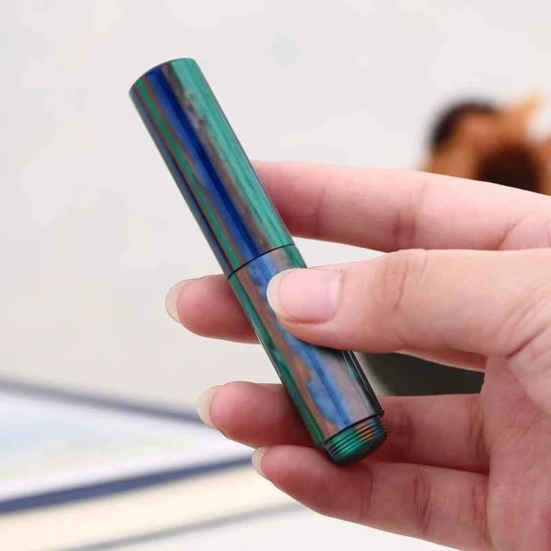 MAJOHN WANCAI Mini Pocket Resin Fountain Pen – 0.5mm Iridium Nib