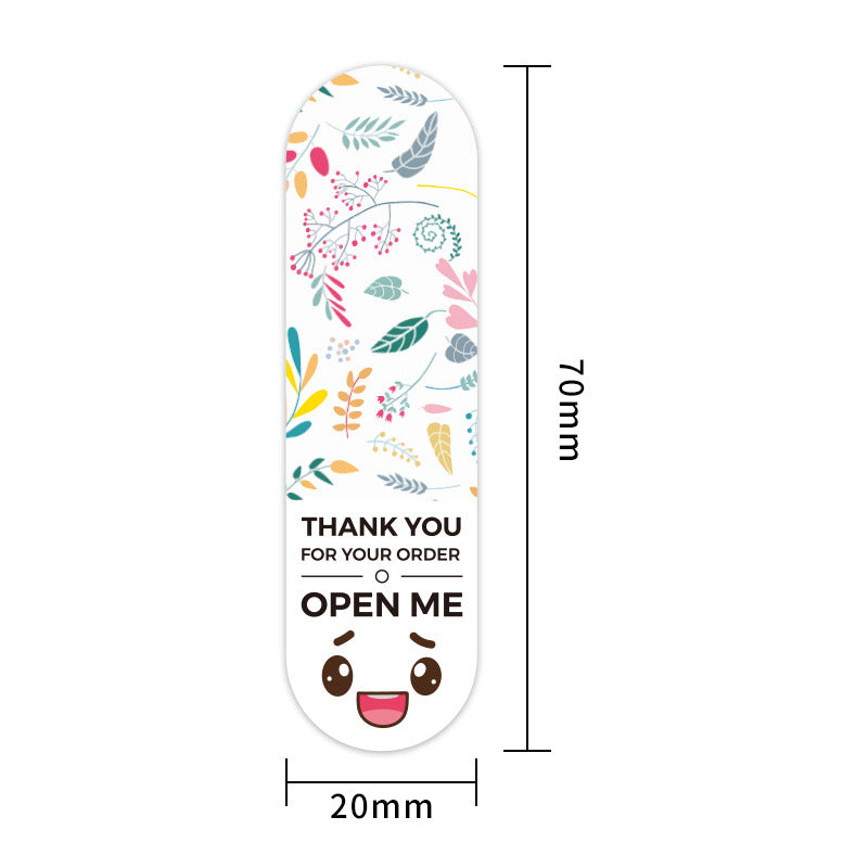 300Pcs Thank You for Your Order Stickers for Small Business Packaging