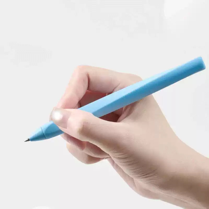 KACO Silicone Fidget Gel Pen, 0.5mm Quick-Drying Black Ink, with 2 Black Refills