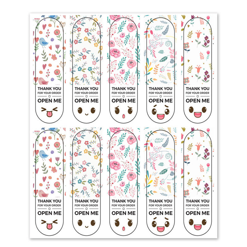 300Pcs Thank You for Your Order Stickers for Small Business Packaging