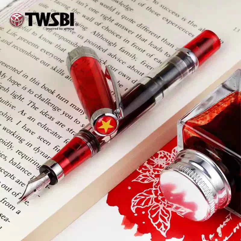 TWSBI Diamond 580 Fountain Pen All Red Star Limited Version