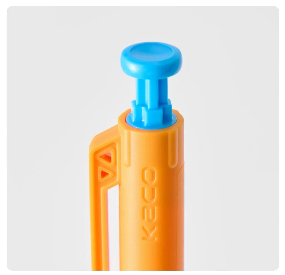 KACO x Fanta Limited Edition Click Gel Pen | Black Ink 0.5mm | 4-Pack in Collectible Can