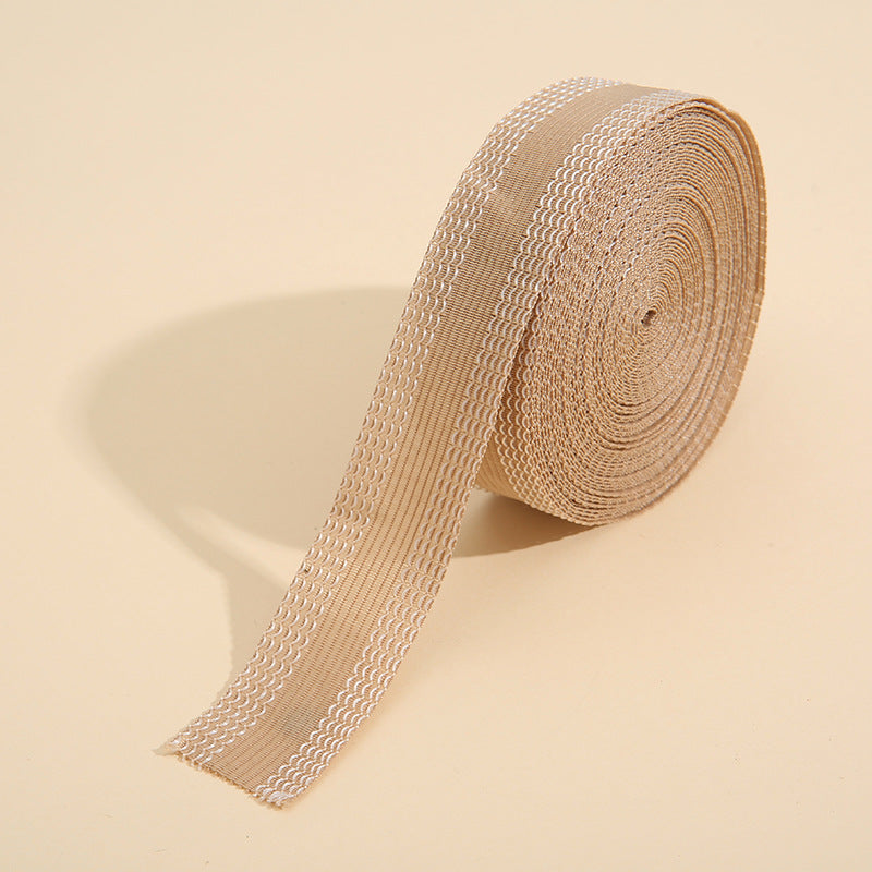 Beige iron-on hem tape roll, 22 yards—instant fix for quick pant hem
