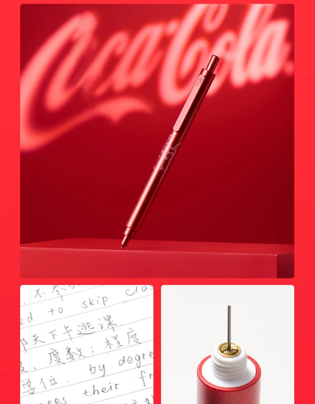 KACO x Coca-Cola Stationery Gift Set | Fountain Pen + Mechanical