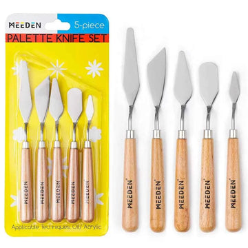 MEEDEN Lot De 3 Toiles En Bois De Bouleau 27.94 X 35.56 Cm - Profondeur 3.8 Cm - Idéal Acrylique, Huile & Aquarelle
