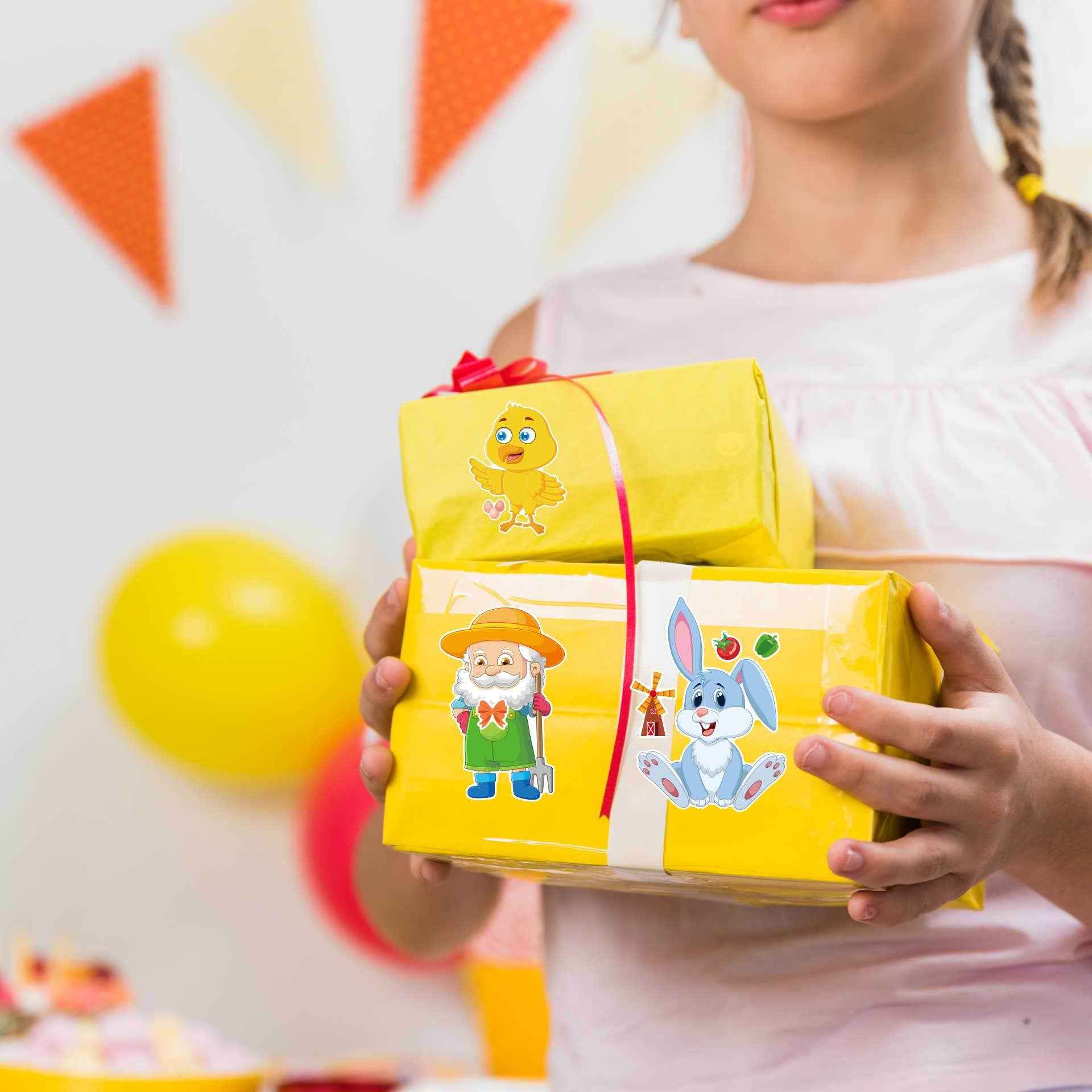 Make a Face Farmer Animals DIY Stickers for Kids 24 Sheets