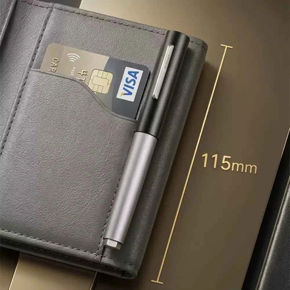 NATAMI PrismX Pocket Fountain Pen - Metal Barrel with Screw Cap