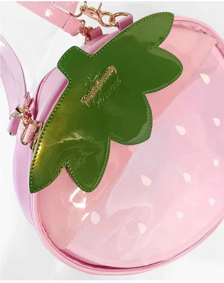 Strawberry Ita Bag A4 Size with Adjustable Shoulder Straps