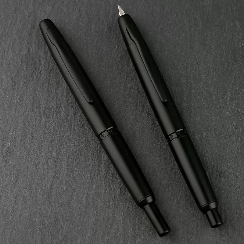 Majohn A1 Press Fountain Pen with Box,Retractable Extra Fine Nib