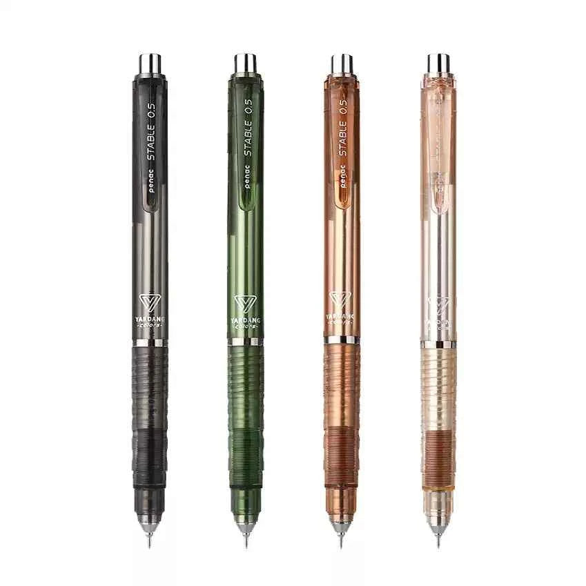 Japanese Penac STABLE 0.5MM Click Gel Pen 4 Pack