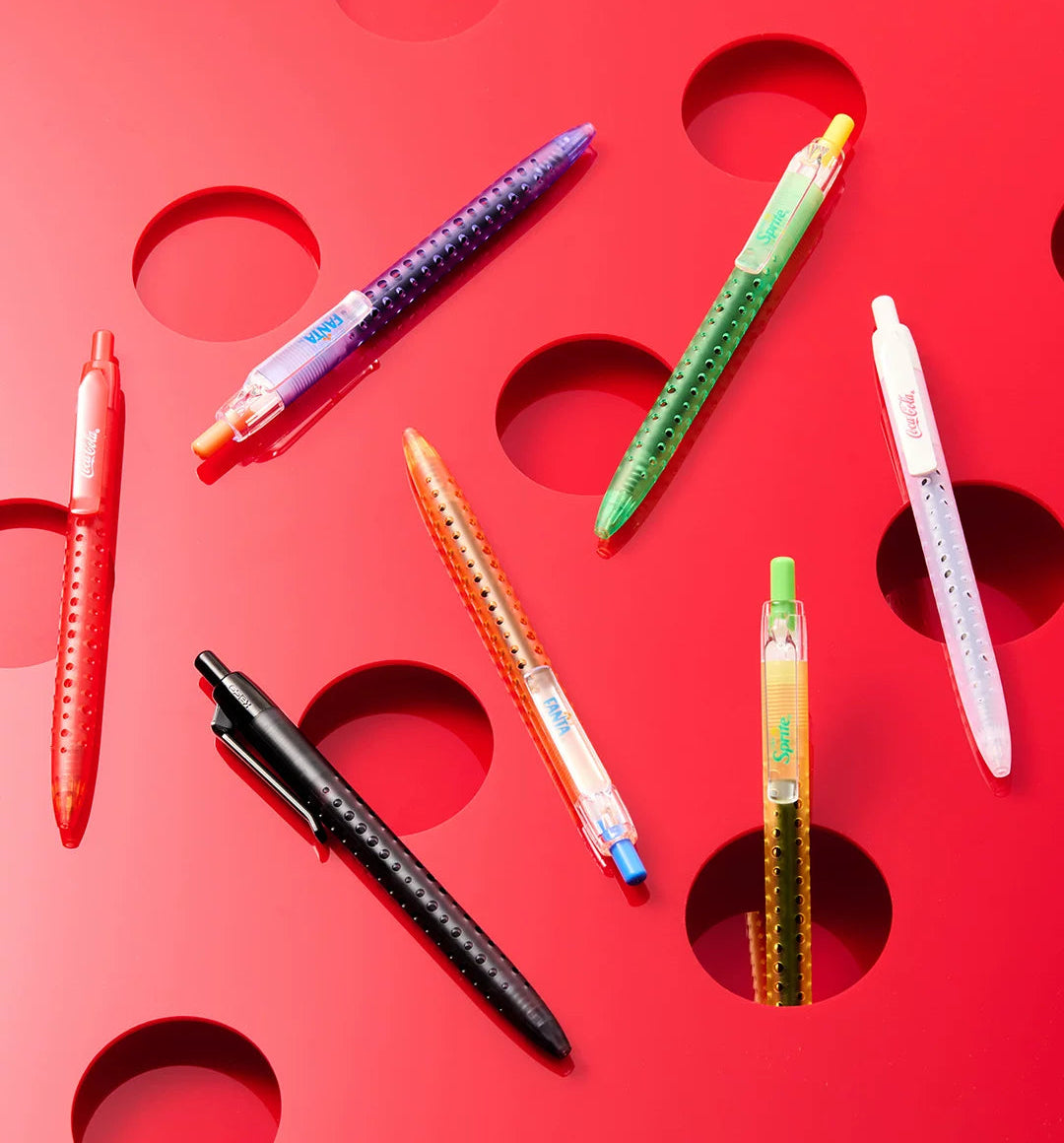 KACO TECFLOW x Coca-Cola Limited Edition Click Gel Pen Set 7 Pack