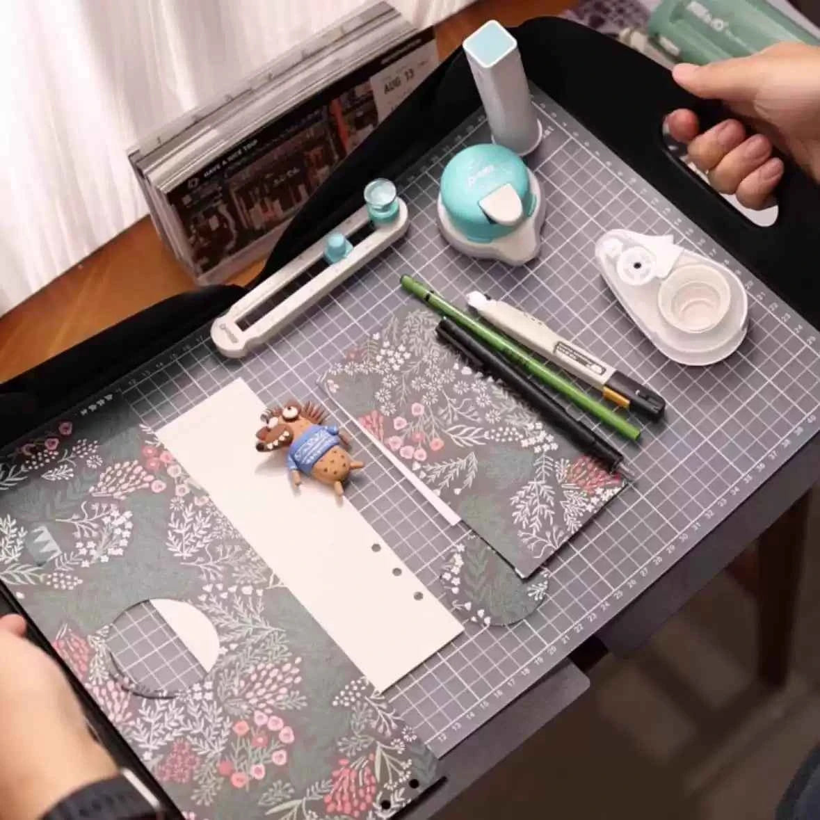 Nakabayashi Art Craft Mat, For Folding Cutting Mat, A4