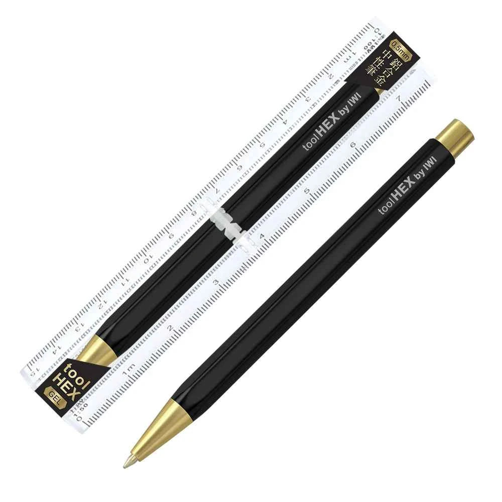 IWI toolHEX Aluminum Click Pen – 0.5mm Hexagonal Barrel with Scales