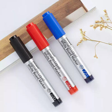 Monami SigmaFlo vloeibare whiteboardmarkers, 2,0 mm, verpakking van 12 stuks