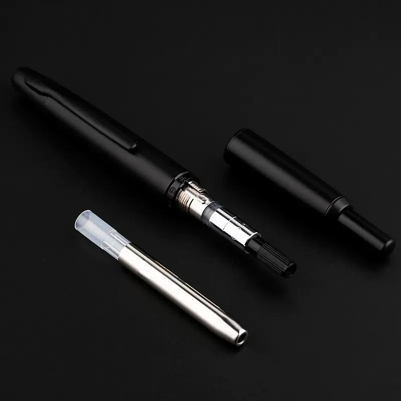 Majohn A1 Press Fountain Pen with Box,Retractable Extra Fine Nib