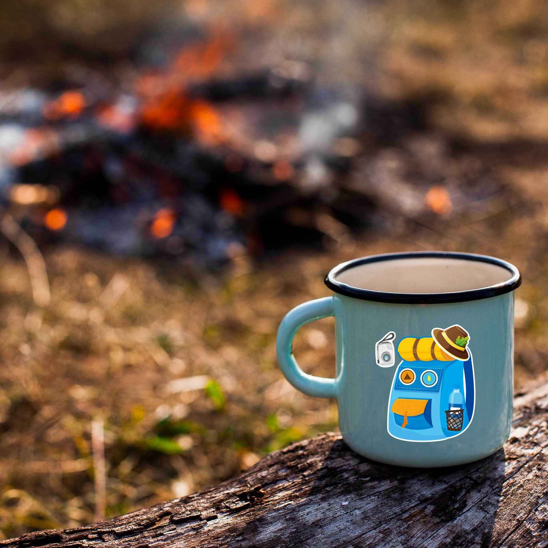 Make a Face Spring Camping DIY Stickers for Kids 24 Sheets