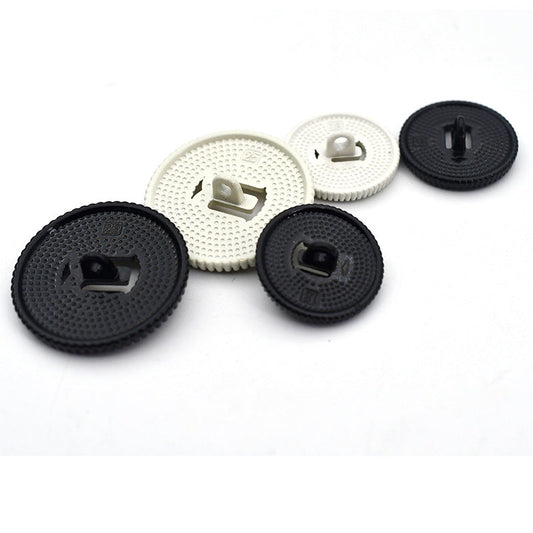 25mm Vintage Letter M Hollow Metal Decorative Coat Buttons 20pcs