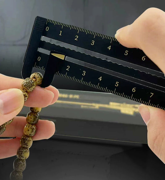 Regla Multifuncional Estilo Militar | Diseño de Calibrador Vernier
