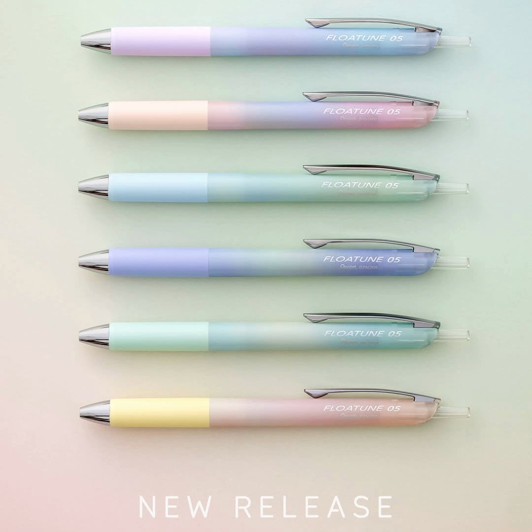 Pentel Floatune Ballpoint Pen Airy Set 0.5mm 3 Pack [Limited Design]