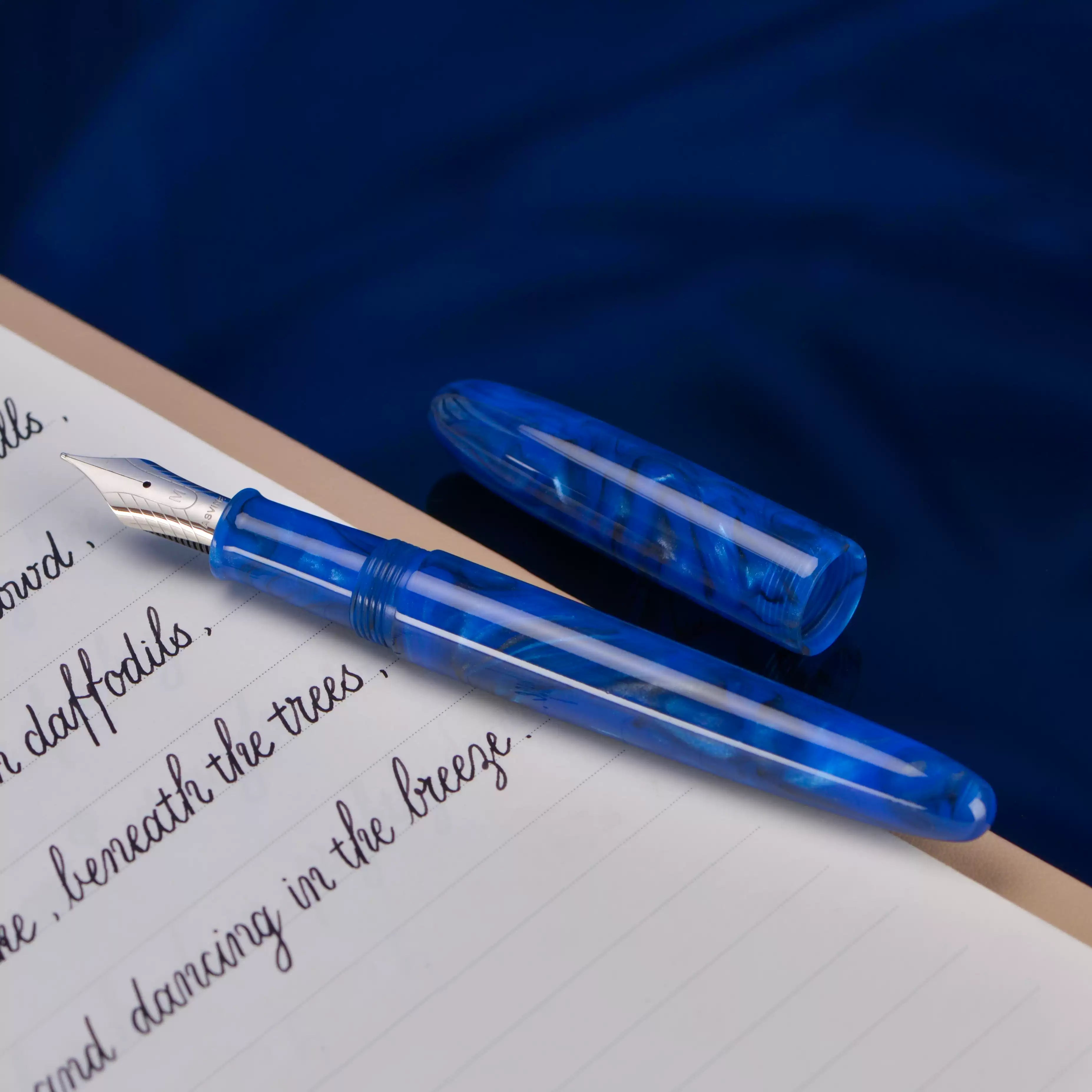 Asvine C80 Resin Fountain Pen | #8 Oversized Nib | Converter
