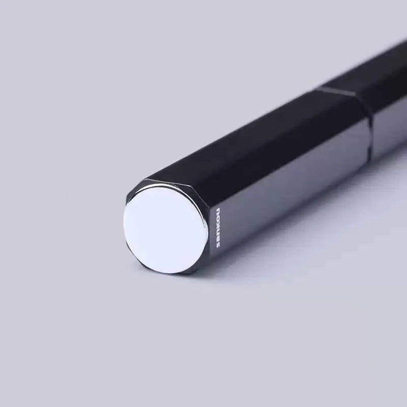 SANKOU JZ11 Four-Sided Metal Gel Pen – 0.5mm Black Ink,Cap Style