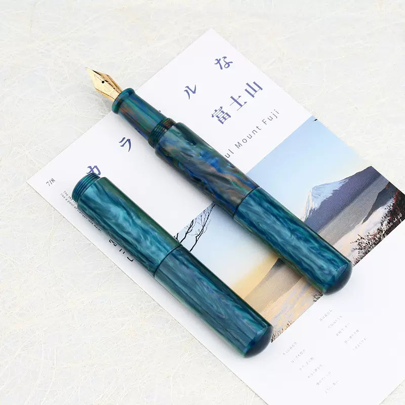 MAJOHN Wancai Mini Transparent Pocket Fountain Pen Fine Nib 0.5mm