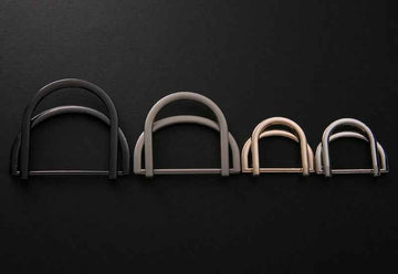 Double D-ring belt buckles, 4 colors, 20-pack metal adjustable fasteners