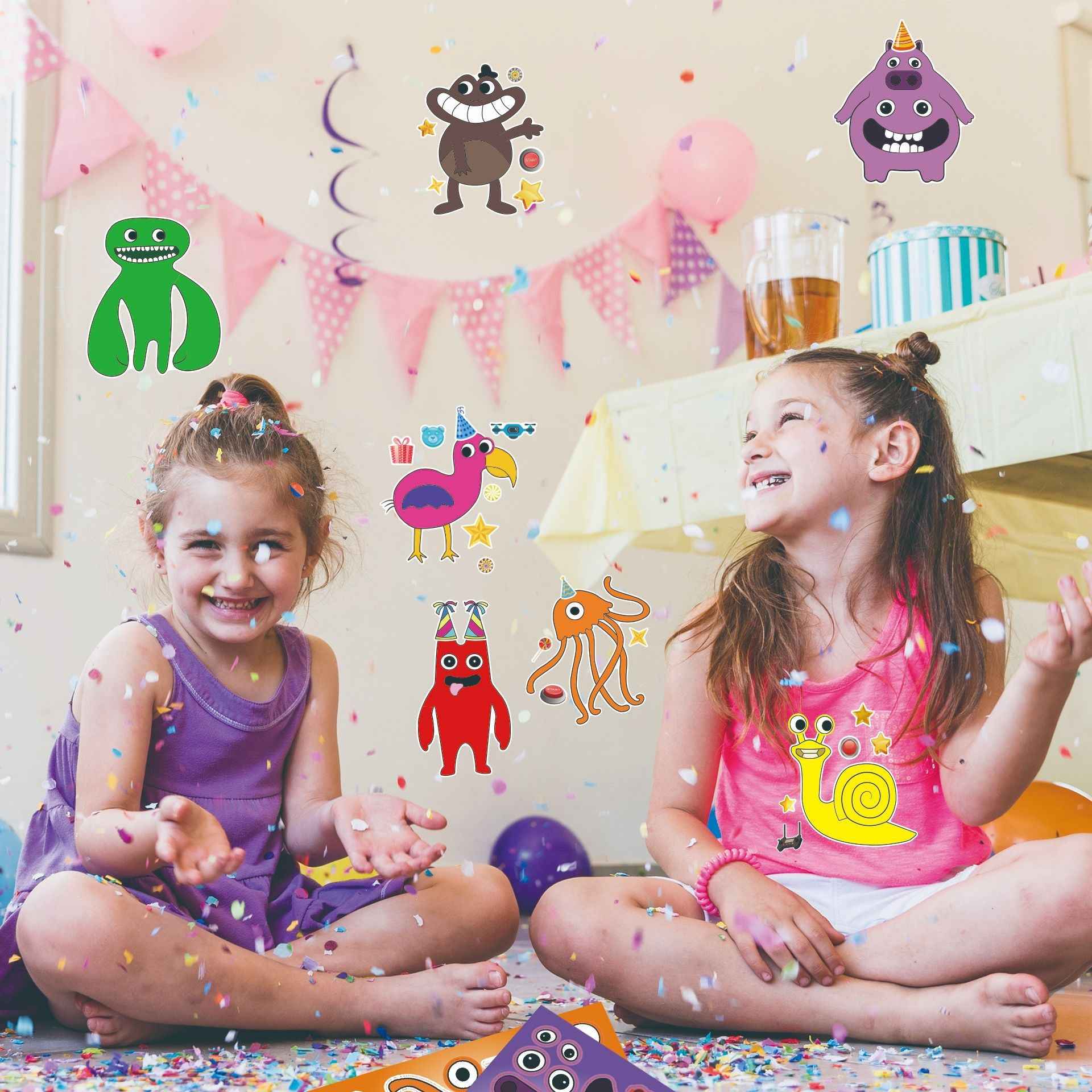 Make a Face Garten of Banban Stickers for Kids 24 Sheets