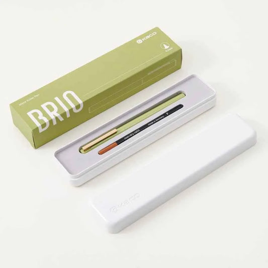 KACO Brio Rollerball Pen 0.6mm Black Ink Brass Body