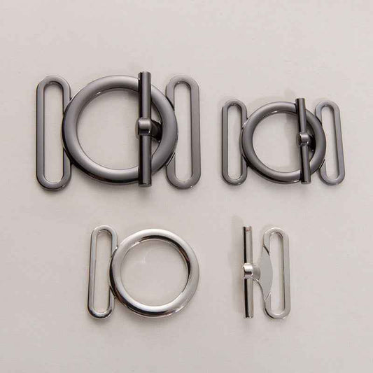 30/40mm Metal Belt Clasp Buttons Decorative Fasteners 20pcs