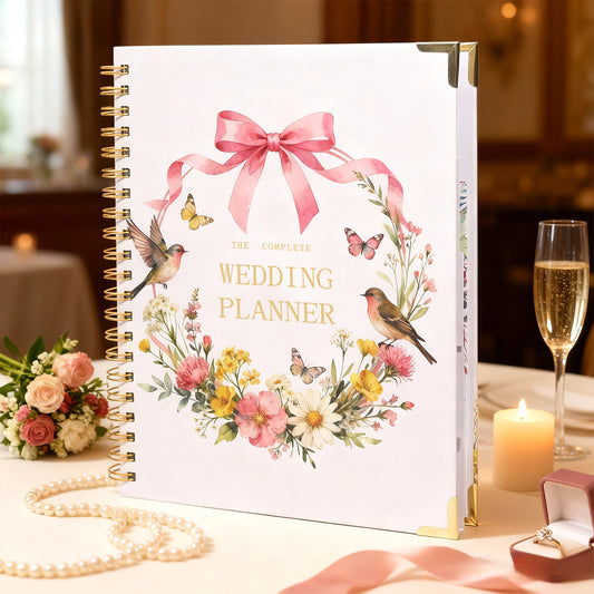 Wedding Planner Book – 132-Page Hardcover Bride's Journal