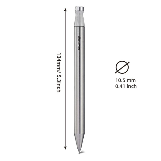 NATAMI Novaforge Luxury Metal Rollerball Pen | 0.5mm Black Ink | Premium Signature Pen