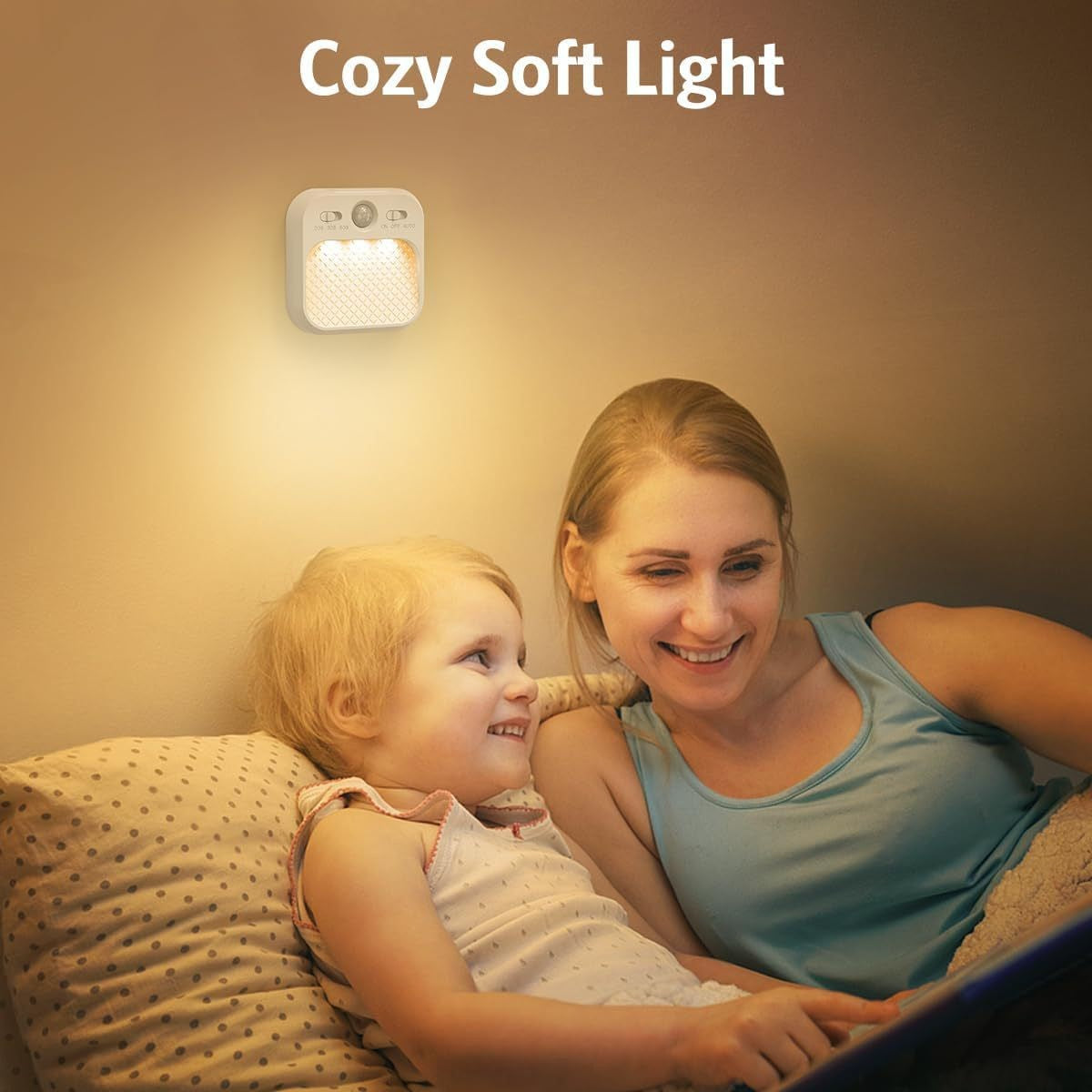 Motion Sensor Closet Light,Rechargeable LED Night Light 2 Pack