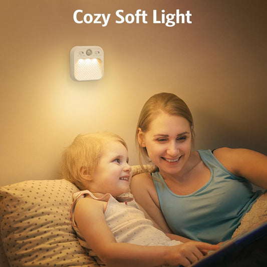 Motion Sensor Closet Light,Rechargeable LED Night Light 2 Pack