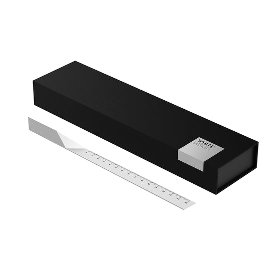 Alumiininen viivoitin 15cm - Premium metallinen toimistotarvike