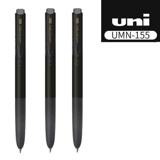 uni-ball Signo RT UMN-155 Retractable Gel Pen 0.5mm 3-Pack (Black / Blue / Red) 3 Black