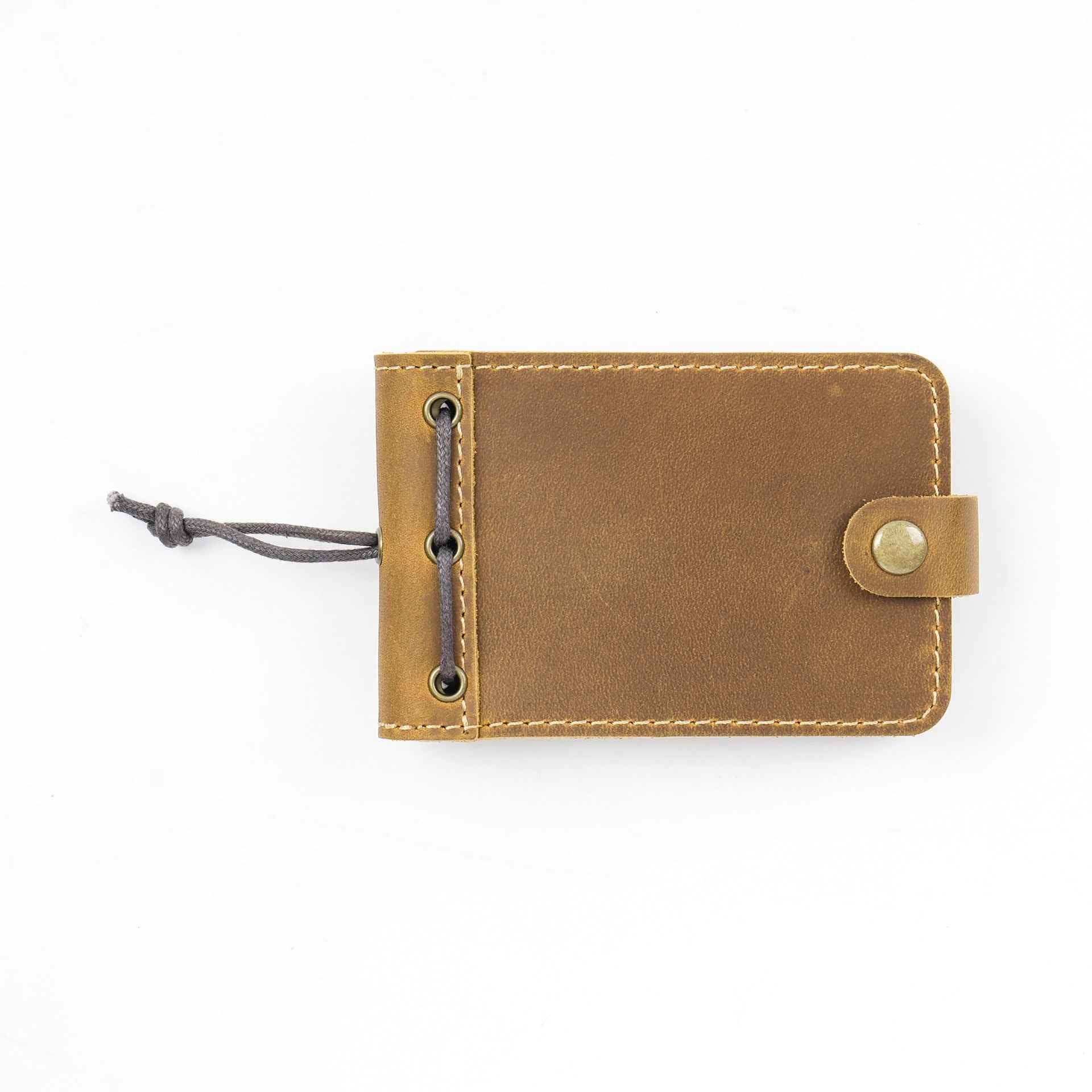 Mini Leather Pocket Notebook – 88-Sheet Memo Pad for Notes,Lists Brown