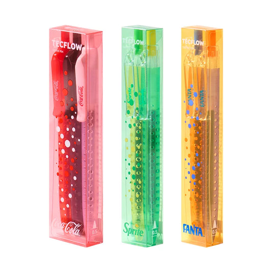 KACO TECFLOW x Coca-Cola Limited Edition Click Gel Pen Set 7 Pack