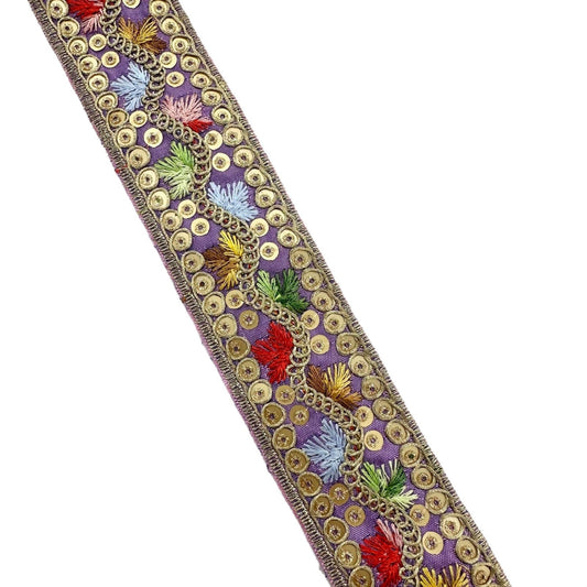 3.5cm Width Ethnic Woven Jacquard Ribbon Trim 10 Yards