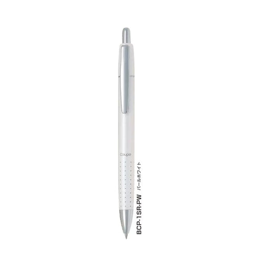 Pilot Coupe Retractable Ballpoint Pen | 0.5mm Black Ink | Premium Medium Oil Ballpoint White