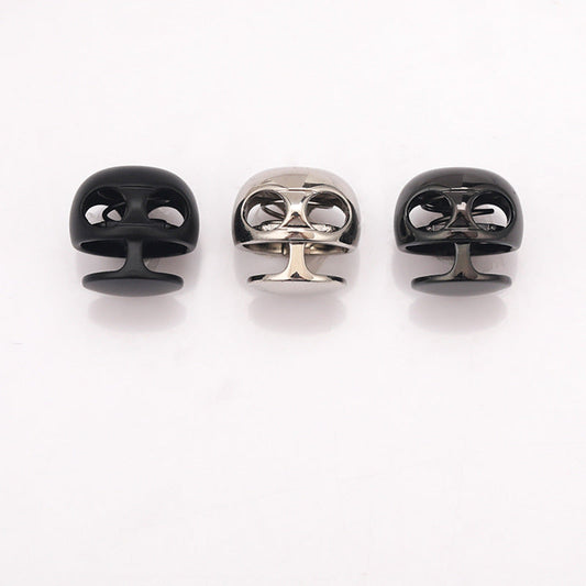 Ball-Shaped Metal Spring Toggle Stoppers 20-Pack