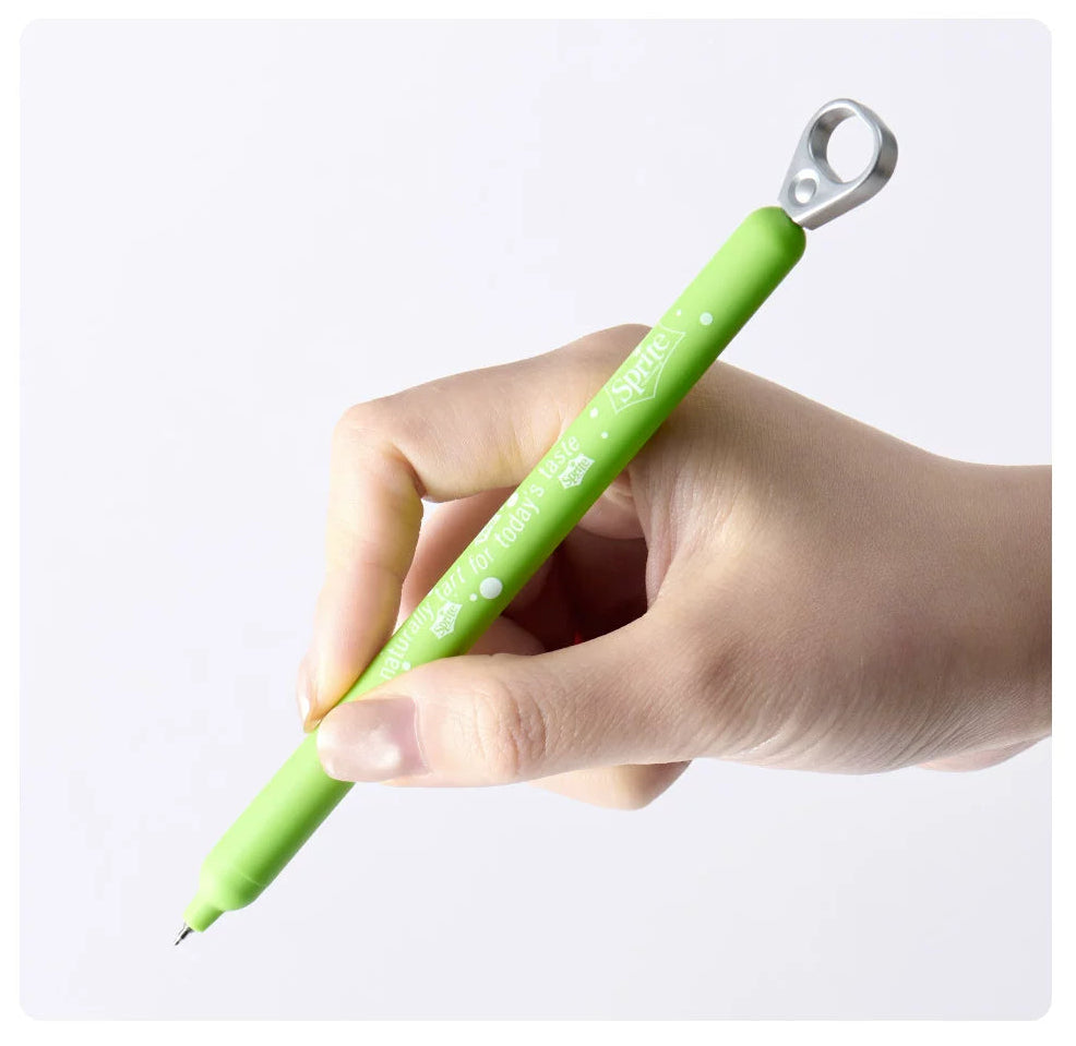 KACO x Sprite Limited Edition Side-Click Gel Pen Black Ink 0.5mm 3-Pack