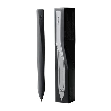 KACO Silicone Fidget Gel Pen, 0.5mm Quick-Drying Black Ink, with 2 Black Refills Black